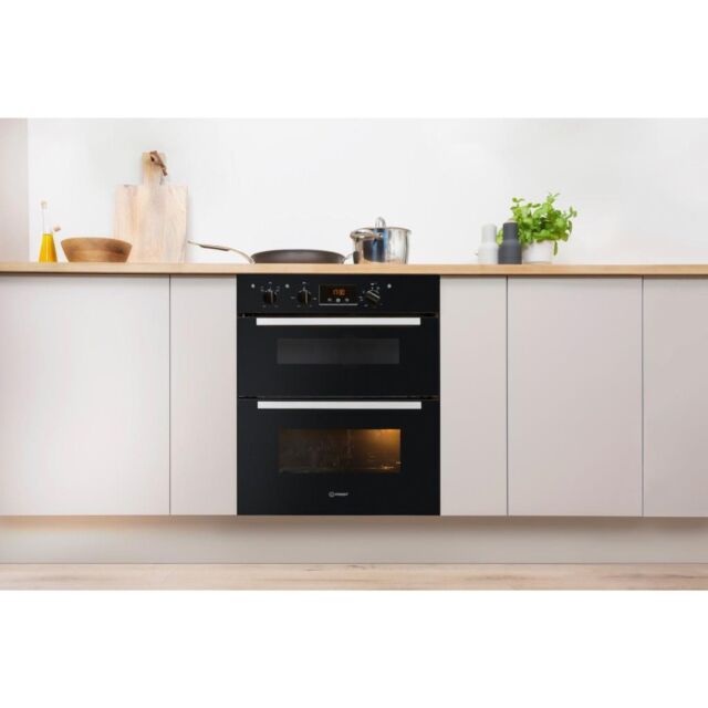 Indesit Aria IDU 6340 BL Electric Built-Under Oven - Black