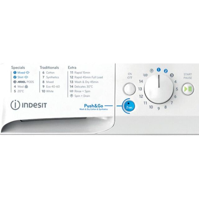 Indesit BDE 86436 WV UK Freestanding 8+6kg Washer Dryer - White