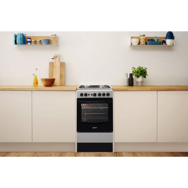 Indesit IS5G1PMSS/UK Cooker - Silver