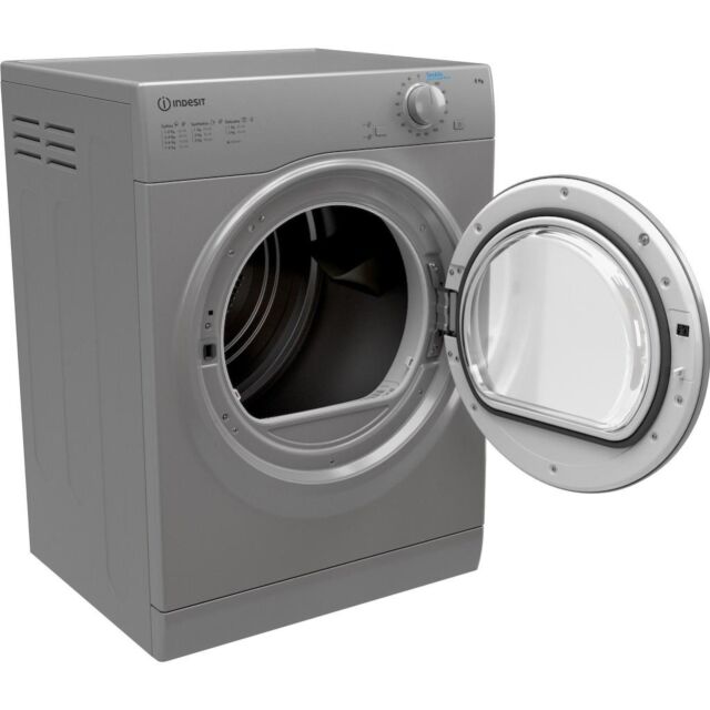 Indesit I1 D80S UK Vented Tumble Dryer - Silver