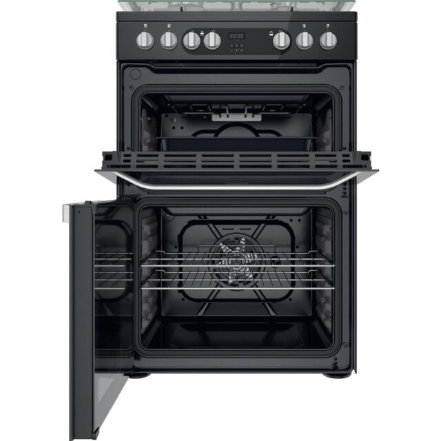 Hotpoint HDM67G9C2CB/UK Double Cooker - Black