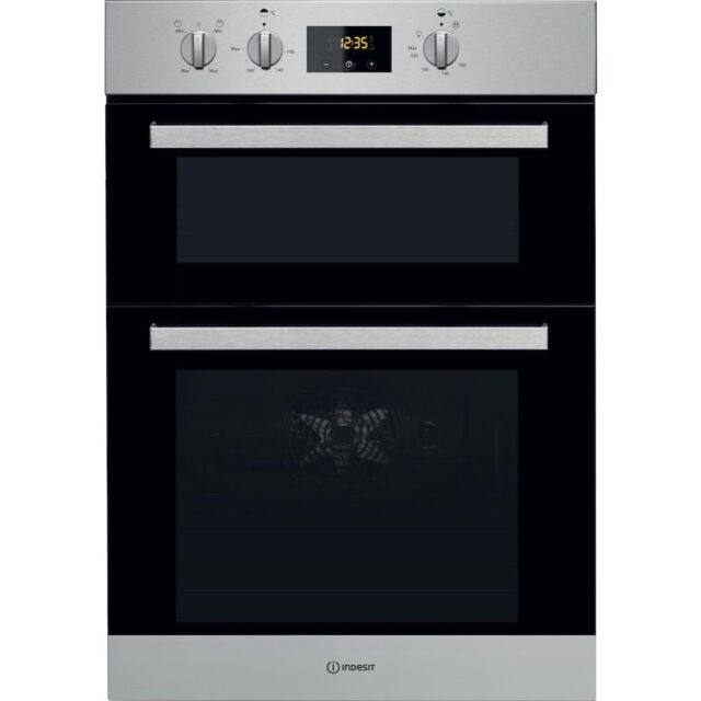 Indesit Aria IDD 6340 IX Electric Double Built-In Oven in Stainless Steel
