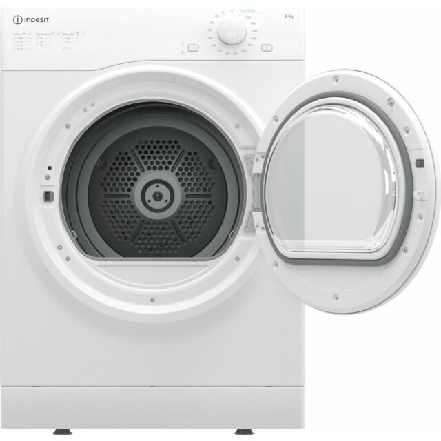 Indesit I1 D80W UK 8kg Air-Vented Tumble Dryer - White