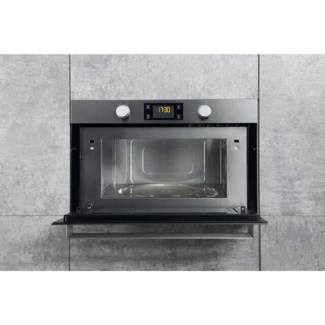 Hotpoint MD 344 IX H Built-In Microwave - Stainless Steel