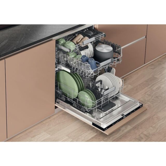 Hotpoint Hydroforce H8I HT59 LS UK Built-in 14 Place Setting Dishwasher