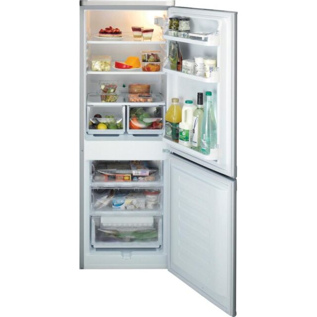 Indesit IBD 5515 B 1 Fridge Freezer - Silver