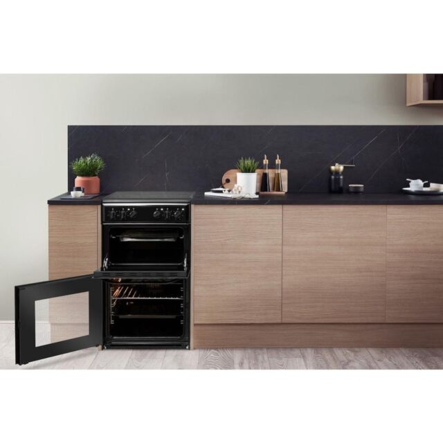 Hotpoint HD5V92KCB/UK Cooker - Black