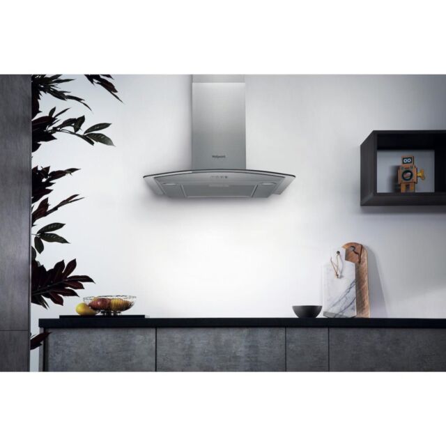 Hotpoint PHGC7.4FLMX Integrated Hood - Inox