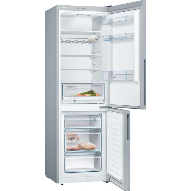 Bosch KGV36VLEAG, Free-standing fridge-freezer with freezer at bottom