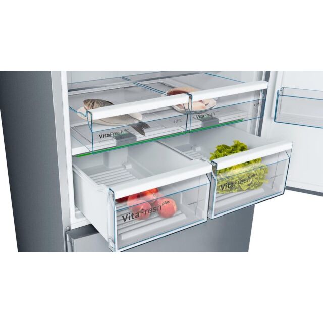 Bosch KGN864IFA, Free-standing fridge-freezer with freezer at bottom