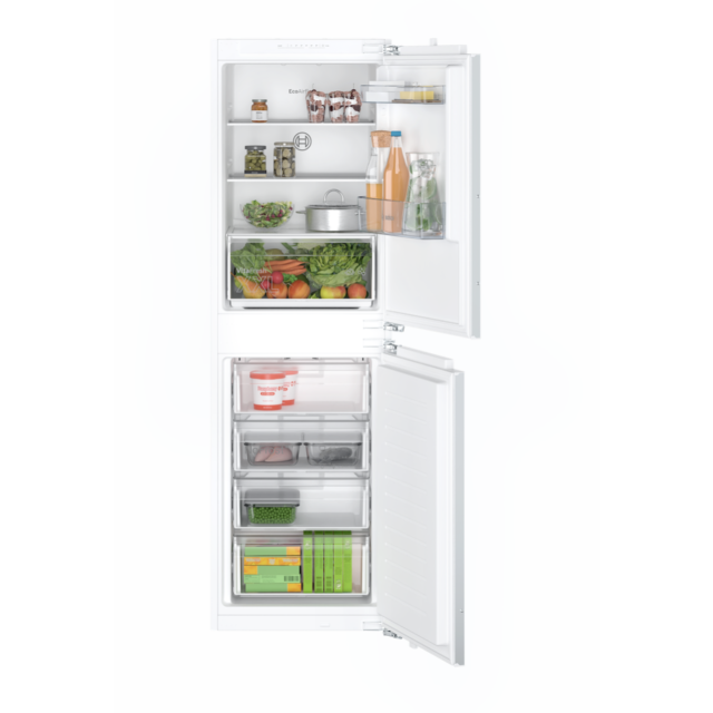 Bosch KIN85NFF0G, Built-in fridge-freezer with freezer at bottom