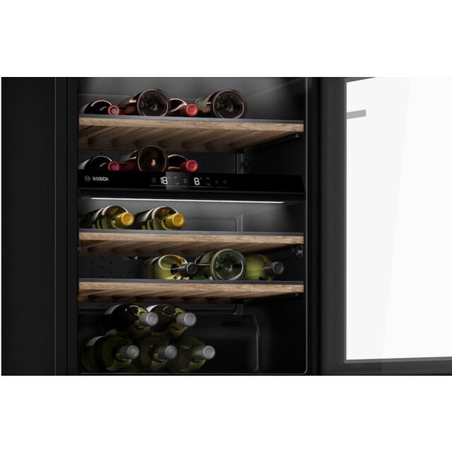 Bosch KWK16ABGAG, Wine cooler with glass door