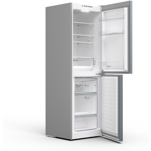 Bosch KGN34NLEAG, Free-standing fridge-freezer with freezer at bottom