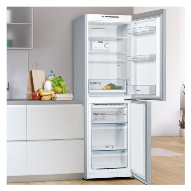 Bosch KGN34NLEAG, Free-standing fridge-freezer with freezer at bottom