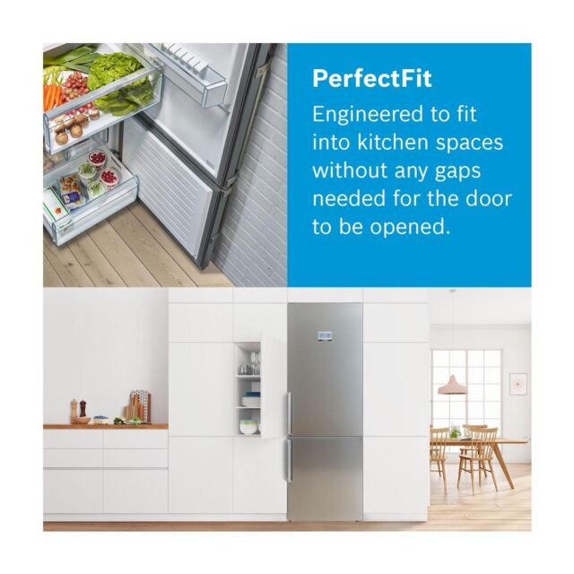 Bosch KGN49XLEA, Free-standing fridge-freezer with freezer at bottom