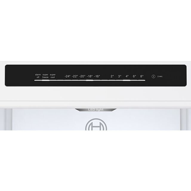 Bosch KGN362LDFG, Free-standing fridge-freezer with freezer at bottom