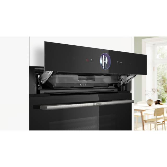 Bosch HRG7764B1B, Built-in oven with added steam function