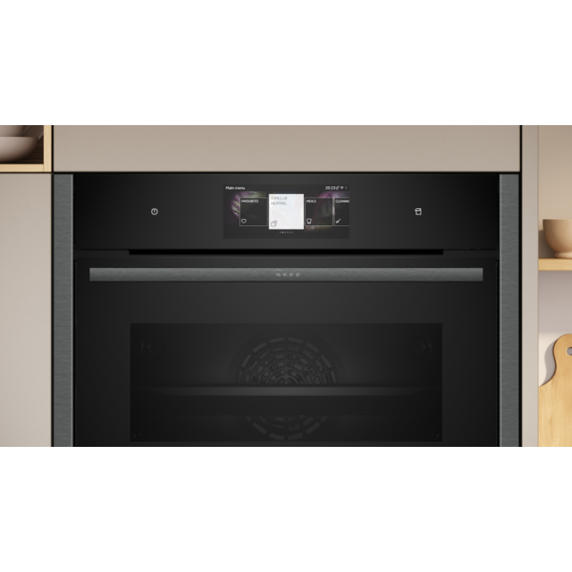 Neff C24FT53G0B, Built-in compact oven with steam function