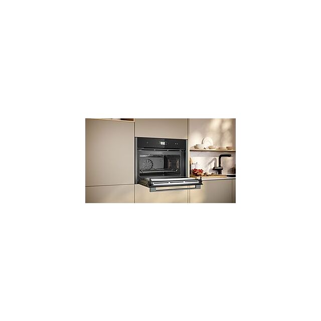 Neff C24MS31G0B, Built-in compact oven with microwave function