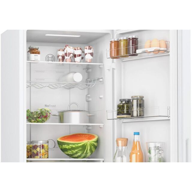 Bosch KGN27NWEAG, Free-standing fridge-freezer with freezer at bottom