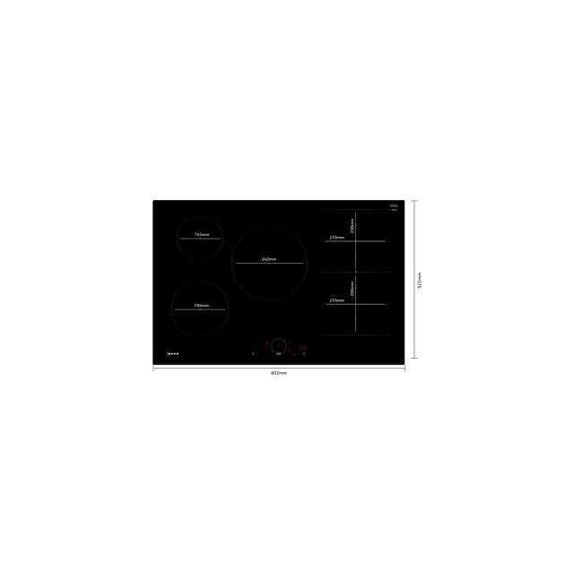 Neff T68FHV4L0, Induction hob