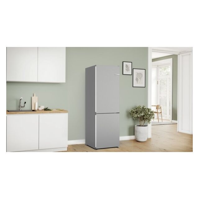 Bosch KGN362LDFG, Free-standing fridge-freezer with freezer at bottom