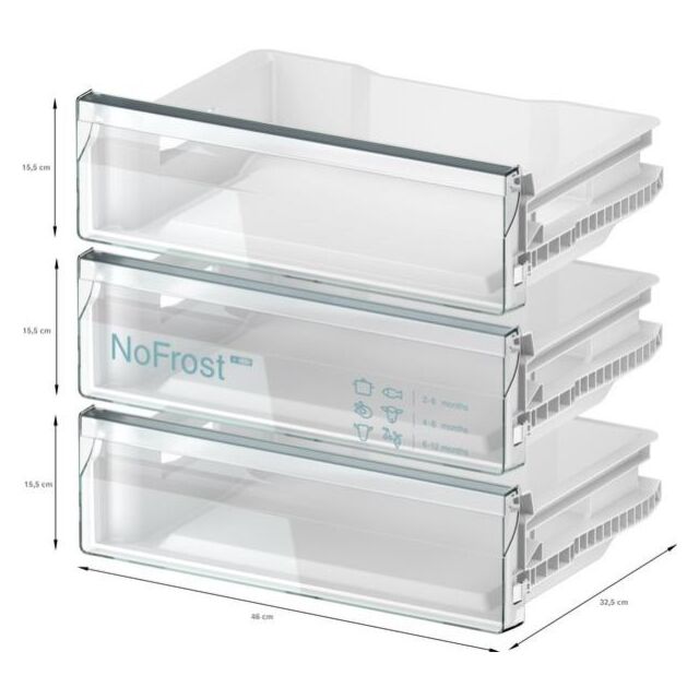 Bosch GUN21VFE0G, Built-in freezer