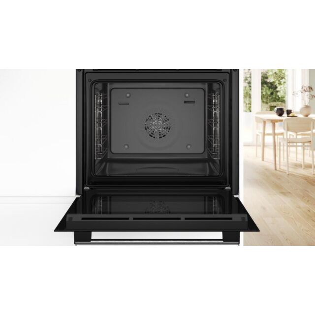 Bosch HQA534BS3B, Built-in oven with added steam function