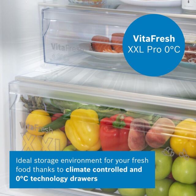 Bosch KGN392WDFG, Free-standing fridge-freezer with freezer at bottom