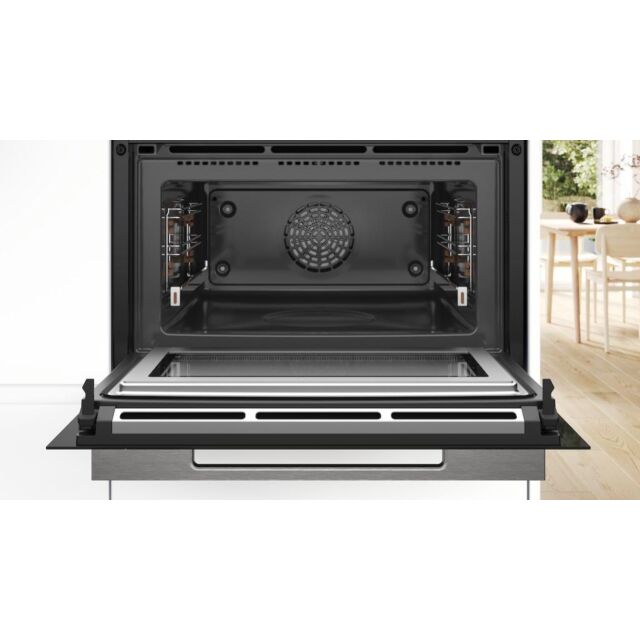 Bosch CMG778NB1, Built-in compact oven with microwave function