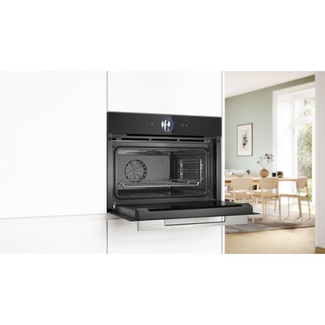 Bosch CSG7361B1, Built-in compact oven with steam function