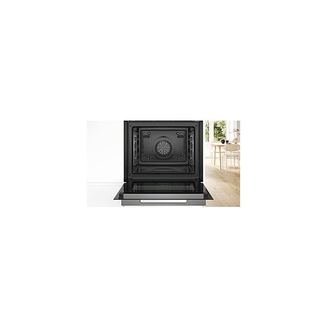 Bosch HRG7764B1B, Built-in oven with added steam function