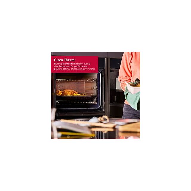 Neff B64FT53G0B, Built-in oven with steam function