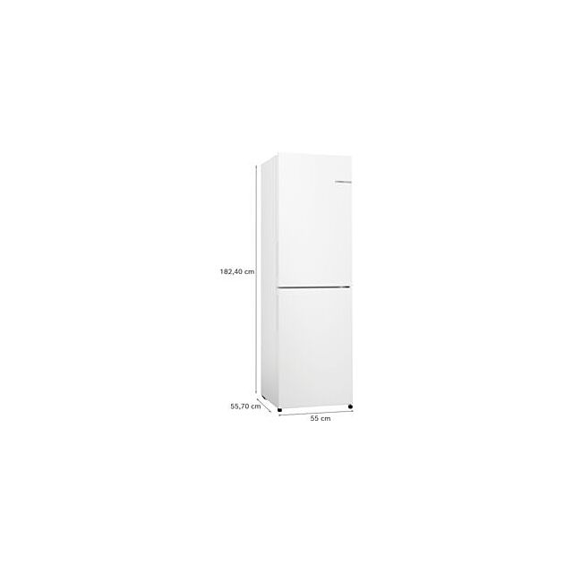Bosch KGN27NWEAG, Free-standing fridge-freezer with freezer at bottom