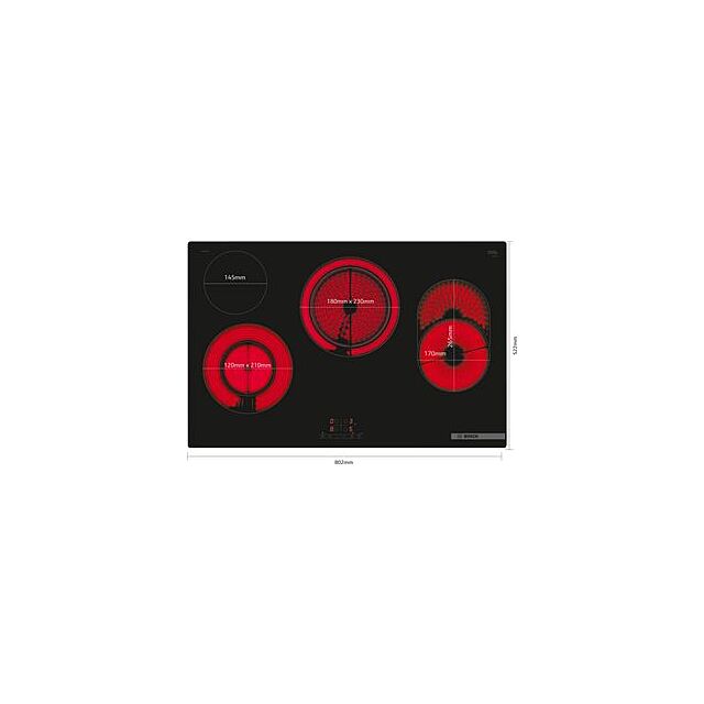 Bosch PKH811BB1D, Electric hob