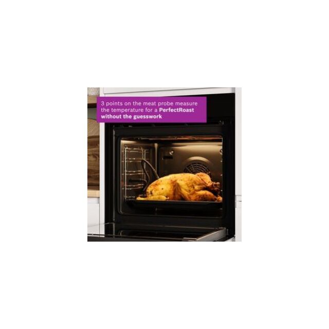 Bosch HRG7764B1B, Built-in oven with added steam function