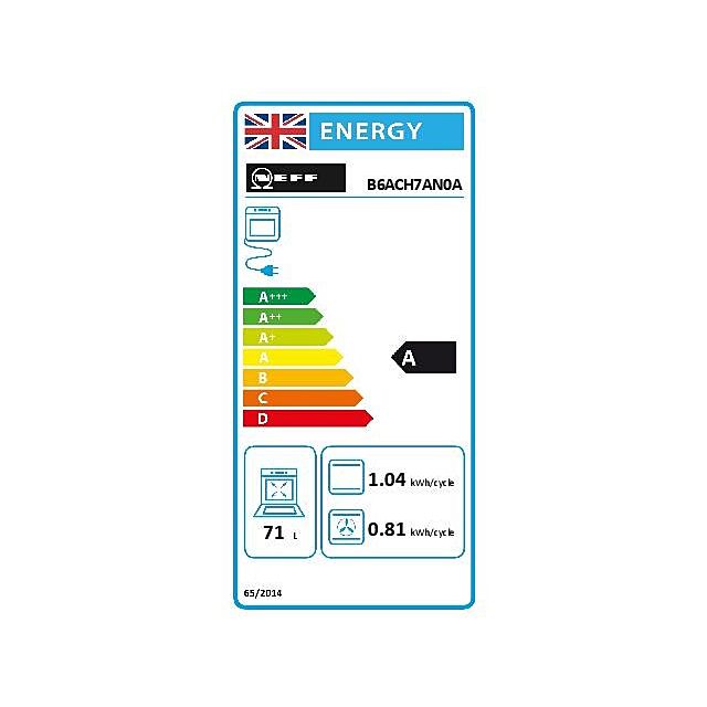 Neff B6ACH7AN0A, Built-in oven