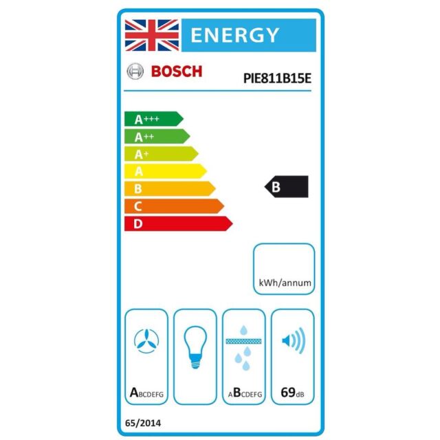 Bosch PIE811B15E, Induction hob with integrated ventilation system