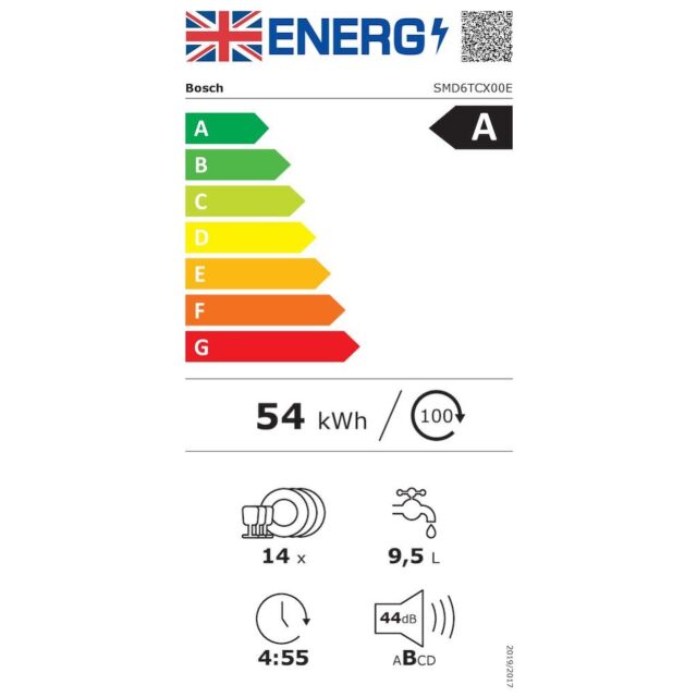 Bosch SMD6TCX00E, Fully-integrated dishwasher