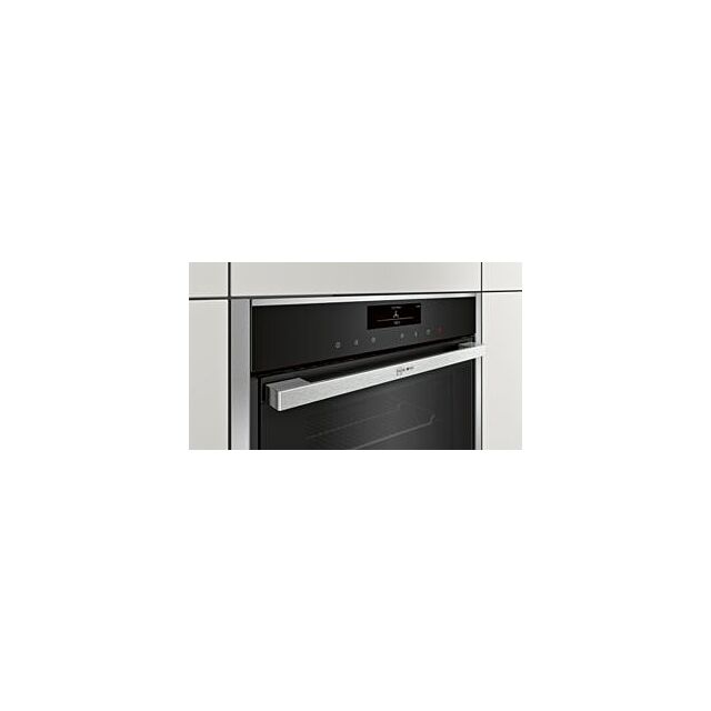 Neff B58VT68H0B, Built-in oven with added steam function