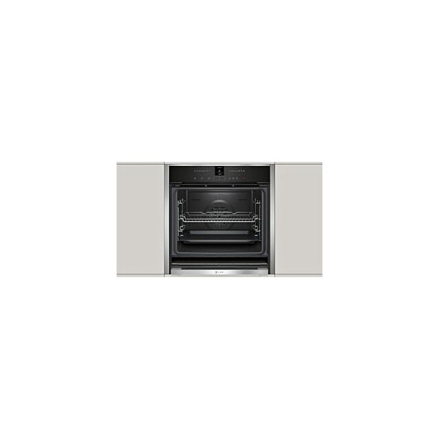 Neff B57VR22N0B, Built-in oven with added steam function