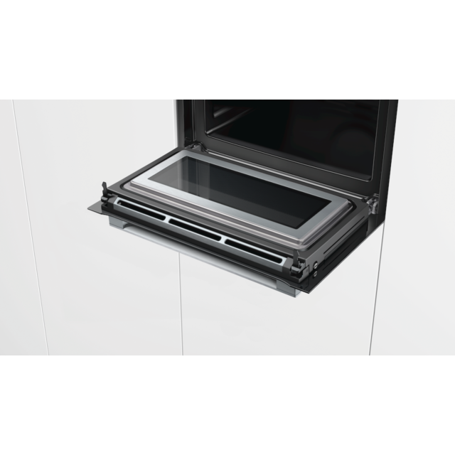 Bosch CMG656BS6B, Built-in compact oven with microwave function