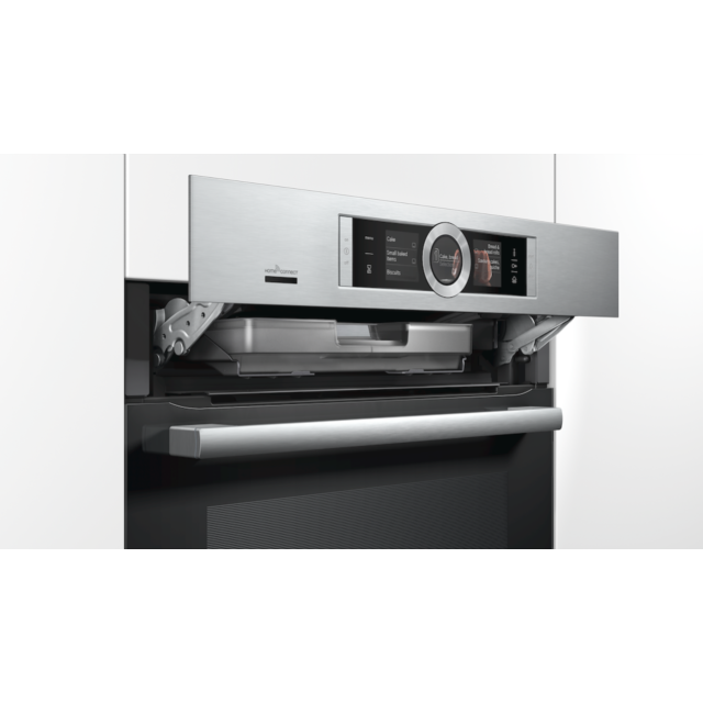 Bosch CSG656BS7B, Built-in compact oven with steam function