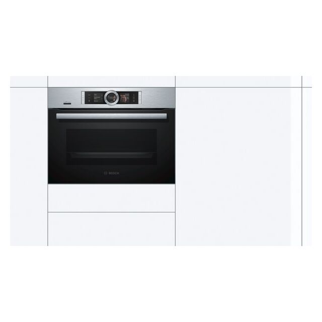 Bosch CSG656BS7B, Built-in compact oven with steam function