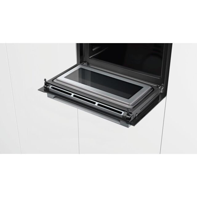 Bosch CMG676BB1, Built-in compact oven with microwave function