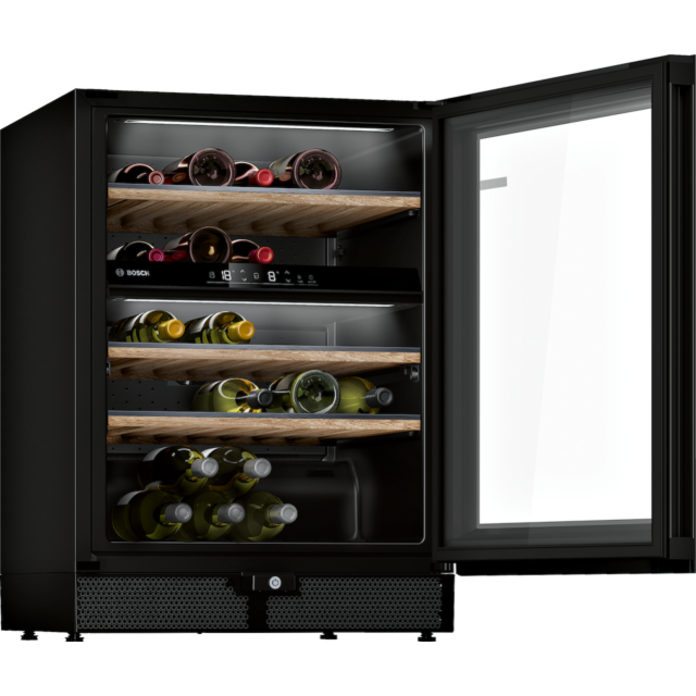 Bosch KWK16ABGAG, Wine cooler with glass door