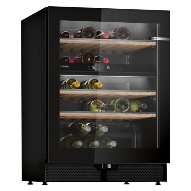 Bosch KWK16ABGAG, Wine cooler with glass door