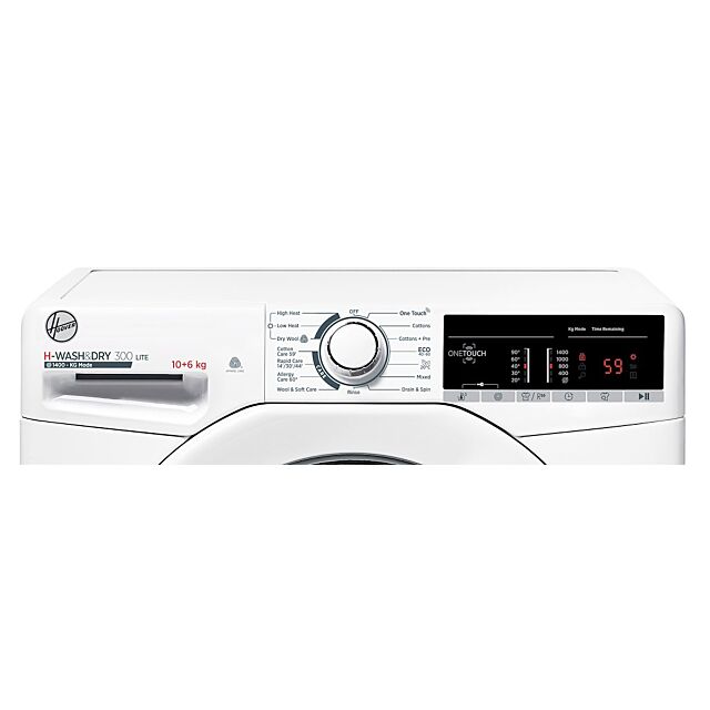 Hoover H3D 4106TE H-Wash 300 10+6kg Washer Dryer with NFC