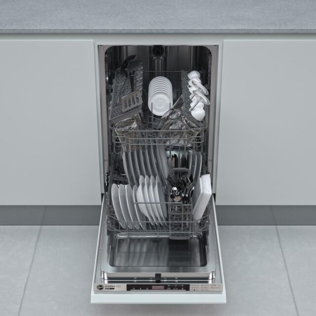 Hoover HMIH 2T1047-80 45cm Slimline Integrated Dishwasher