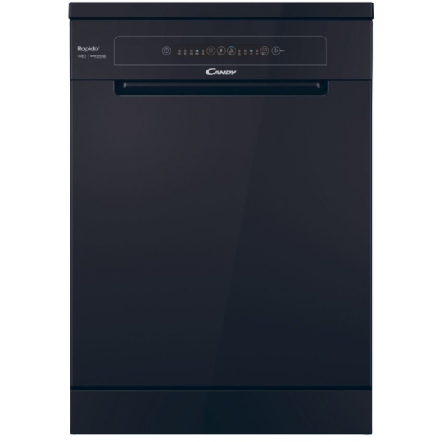 Candy CF3C9E0B-80 Candy Rapido 13 Place Setting Dishwasher - Black